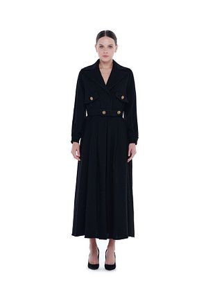 ست بالاتنه و پائین تنه مشکی زنانه بافتنی miha Hicran Önal - کد 655246842