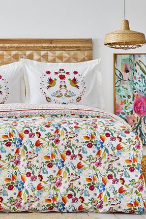 روتختی دونفره صورتی پنبه ای Karaca Home - کد 38562038
