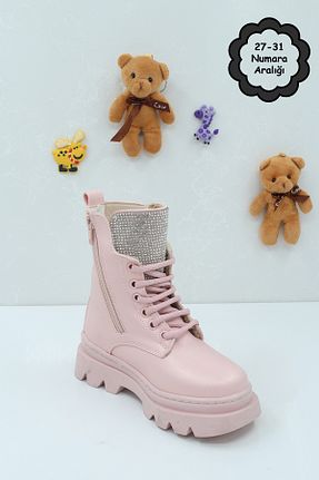 بوت / نیم بوت صورتی بچه گانه چرم مصنوعی Moda Lime - کد 862418875