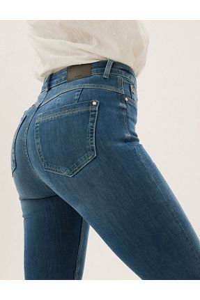 شلوار سرمه ای زنانه پنبه ای Marks & Spencer - کد 280774952