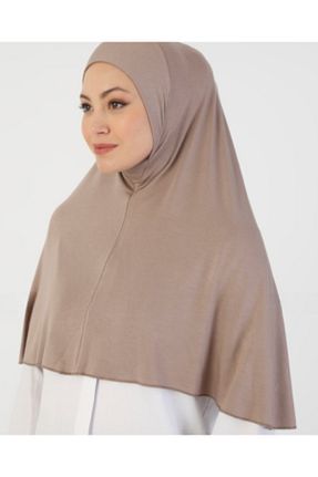 روسری قهوه ای پنبه پلی استر Differenza - کد 863127045