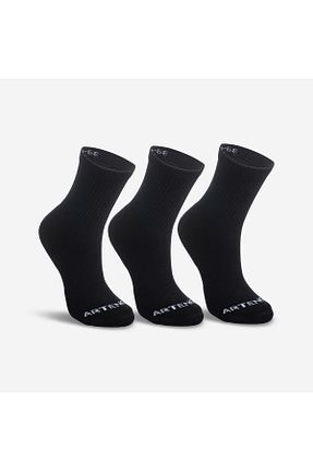 جوراب اسپرت مشکی زنانه الاستین Decathlon - کد 812042060