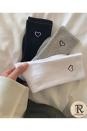 جوراب مشکی زنانه پنبه - الاستین trampler - کد 863129051