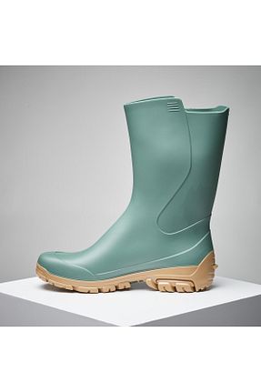 چکمه سبز زنانه پاشنه کوتاه (1 - 4 سانتی متر) Decathlon - کد 800618904