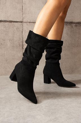 بوت / نیم بوت مشکی زنانه جیر ShoeTek - کد 863138786
