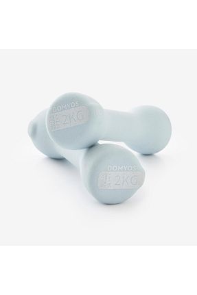دمبل و صفحه وزنه آبی پلاستیک Decathlon - کد 783511390