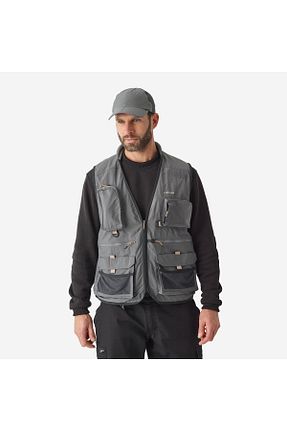 جلیقه اسپرت طوسی مردانه رگولار Decathlon - کد 816461257