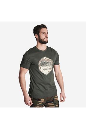تیشرت اسپرت سبز مردانه رگولار Decathlon - کد 679698807