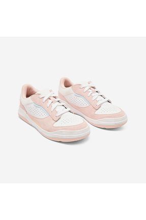 کفش اسنیکر صورتی بچه گانه چرم اصل Decathlon - کد 809361237