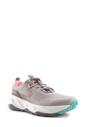 کفش اسنیکر طوسی زنانه بند دار U.S. Polo Assn. - کد 863153383