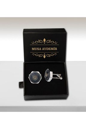دکمه سر آستین مردانه روکش نقره Ejoya - کد 863151197