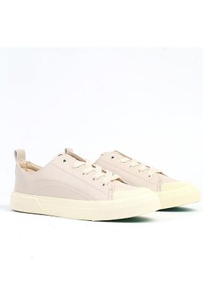 کفش اسنیکر بژ زنانه بند دار United Colors of Benetton - کد 863158265