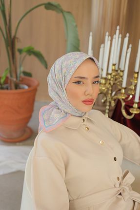 روسری بنفش پنبه ای Silk Home - کد 863168924