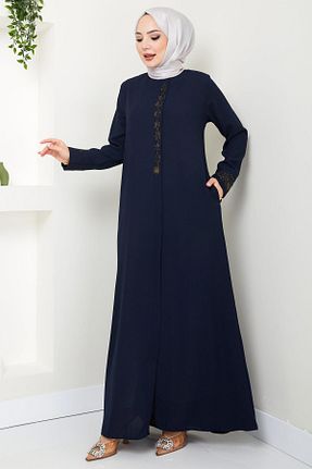 کلاه و ابایا سرمه ای زنانه پلی استر SENSTIL - کد 863182897