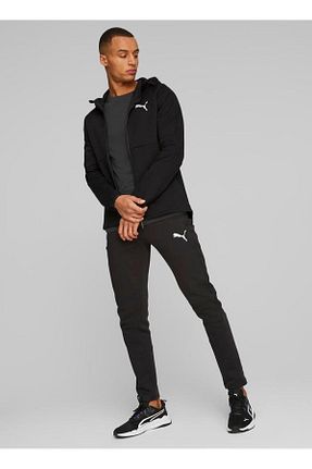 سوئیشرت مشکی بچه گانه ساده Puma - کد 863057459