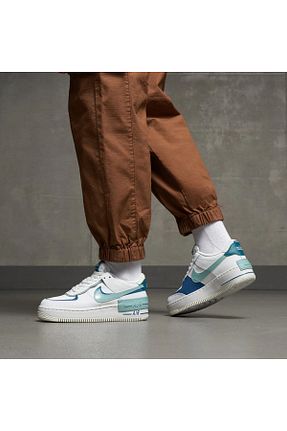 کفش اسنیکر آبی زنانه بند دار Nike - کد 863208501