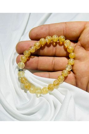 دستبند جواهر زرد زنانه سنگ طبیعی Efenditakı - کد 863185518