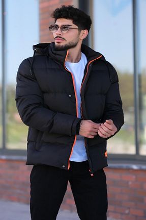 کاپشن مشکی مردانه رگولار Stilkombin - کد 137507989
