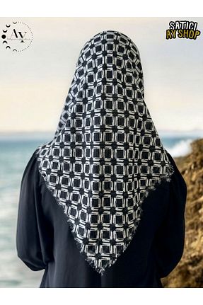 روسری مشکی %100 پنبه its AY shop - کد 829148564