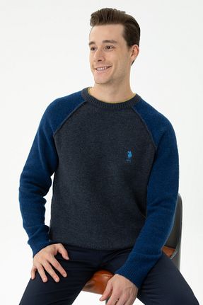 پلیور سرمه ای مردانه ساده U.S. Polo Assn. - کد 840036988