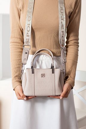 کیف دستی طوسی زنانه سایز متوسط Just Polo - کد 863197426