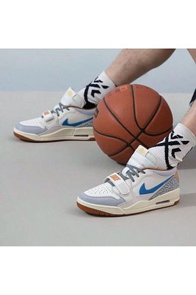 کفش بسکتبال آبی مردانه چرم اصل Nike - کد 845863785