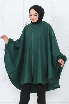 پانچو حجاب سبز زنانه کشمیر Genel Markalar - کد 890603790