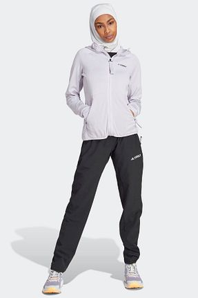 شلوار کرمگن مشکی زنانه پاچه دکمه فشاری adidas - کد 863264246