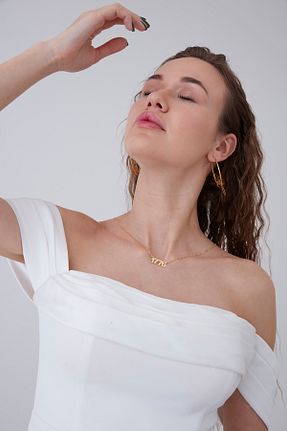 گردنبند نقره صورتی زنانه 925 عیار Store - کد 863675222