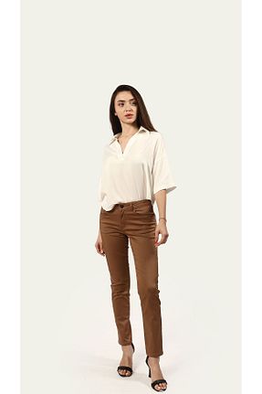 شلوار قهوه ای زنانه پلی استر khaos - کد 828866025