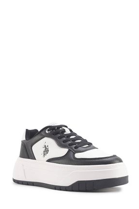 کفش اسنیکر سفید زنانه بند دار U.S. Polo Assn. - کد 863276538