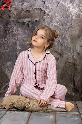 ست لباس راحتی صورتی بچه گانه طرح دار Sude HOMEWEAR - کد 863336595