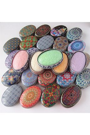 جا صابونی رنگی فلزی renkli çiçekler - کد 863339829