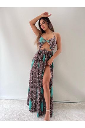 لباس سبز زنانه بافت pink life - کد 836231414