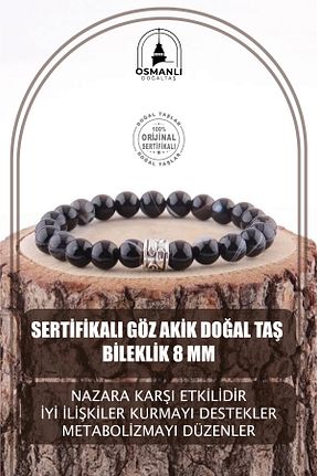 دستبند جواهر صورتی زنانه سنگ طبیعی OSMANLI DOĞAL TAŞ - کد 90970145