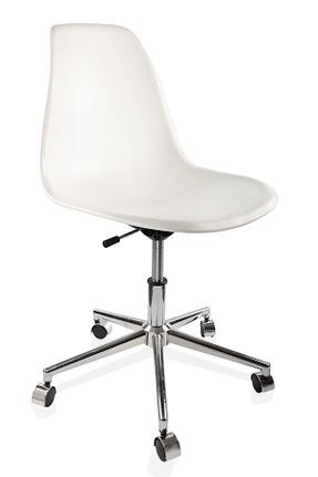 صندلی مطالعه سفید ثابت Dorcia Home - کد 32633235