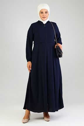 کلاه و ابایا سرمه ای زنانه مخلوط ویسکون Ferace - کد 683153050