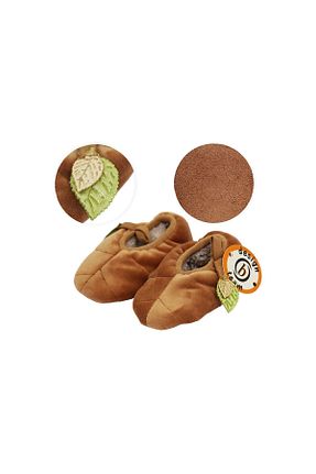 بوت خانگی قهوه ای بچه گانه مخملی Bross - کد 768880813