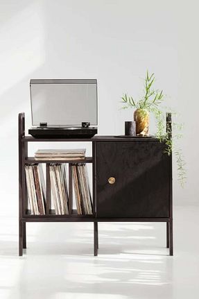 کنسول مشکی چوب Woodesk - کد 863346484
