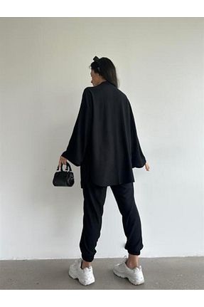 ست بالاتنه و پائین تنه مشکی زنانه Tericotton Genel Markalar - کد 736044166