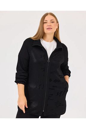 کلاه و ابایا مشکی زنانه پلی استر Gala-Xi - کد 863364231