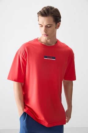 تیشرت سبز مردانه اورسایز Air Jones - کد 810014533