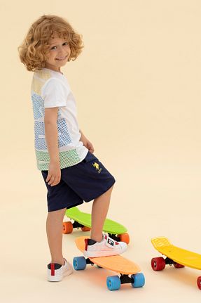 تیشرت سفید بچه گانه Fitted U.S. Polo Assn. - کد 835055897