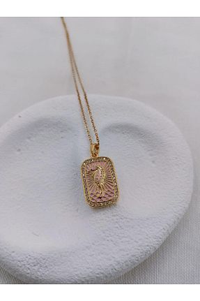 گردنبند استیل ( فولاد ) طلائی زنانه استیل (فولاد) Jerie - کد 852869321