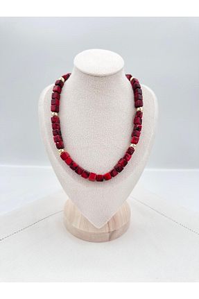 گردنبند جواهر طلائی زنانه منجق Jerie - کد 859146585
