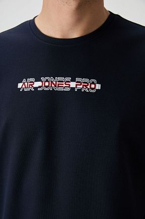 تیشرت سرمه ای مردانه رگولار Air Jones - کد 815767285