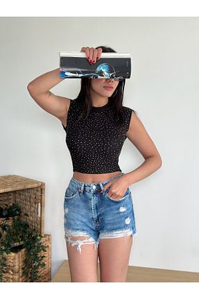 شلوارک و برمودا قهوه ای زنانه رگولار Angel Mia - کد 833557188