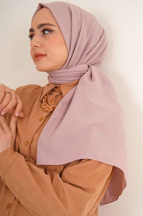 شال قهوه ای زنانه پنبه پلی استر FLORA TEKSTİL - کد 863392457