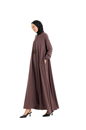 کلاه و ابایا قهوه ای زنانه پلی استر ELYANUR - کد 863400665