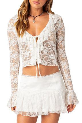 بلوز سفید زنانه ساده DEEP BEACH - کد 863399732